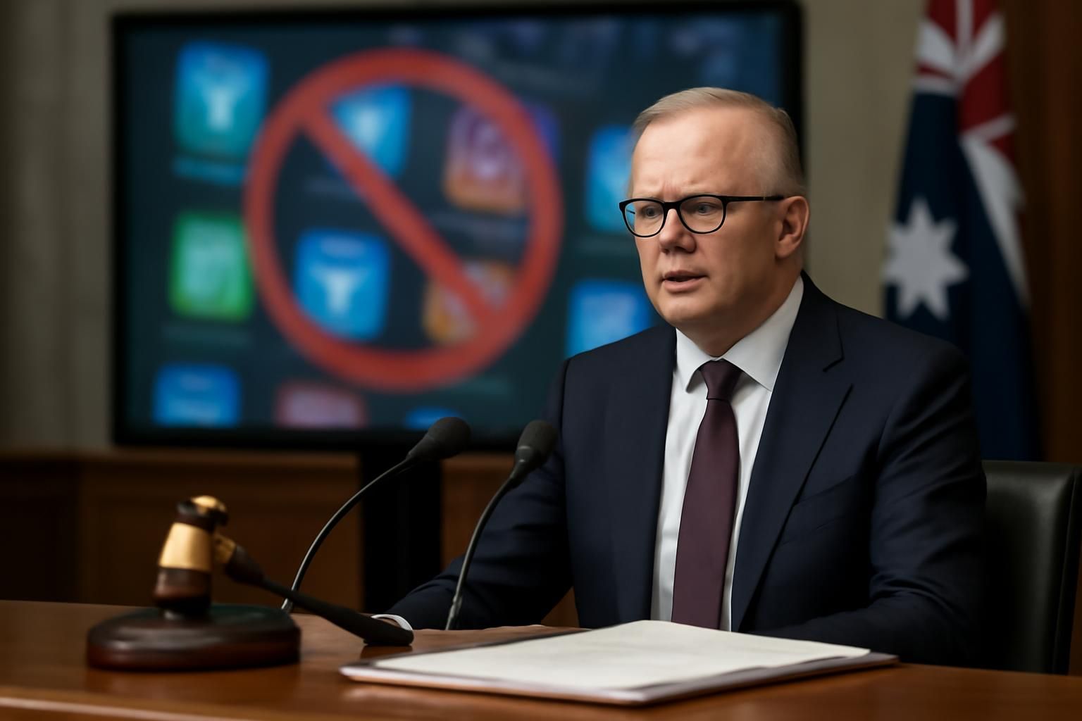 australia plans to double penalties amid enforcement challenges of a new child social media ban, aiming to protect young users and ensure compliance.