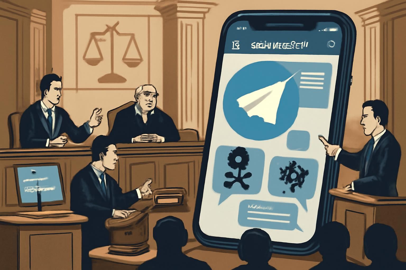 australia takes legal action against telegram for reportedly hosting terrorist content that was allegedly not removed by the app, raising concerns over online safety and platform responsibility.