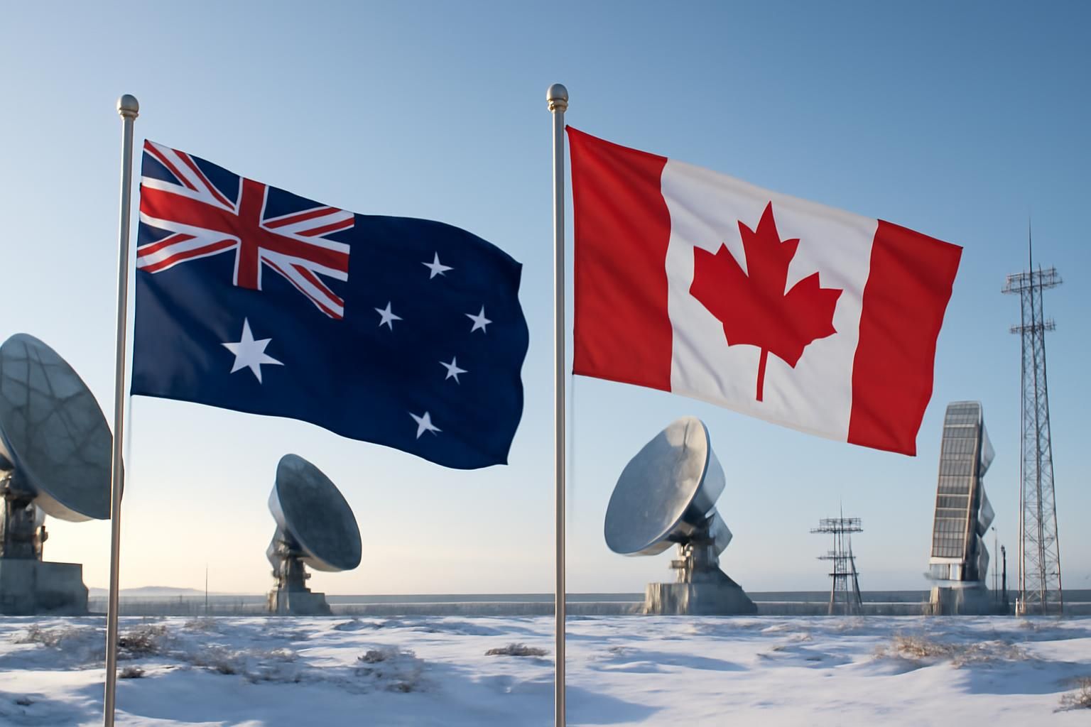 australia and canada sign a $1.75 billion deal to develop advanced long-range radar systems in canada, enhancing defense and surveillance capabilities.