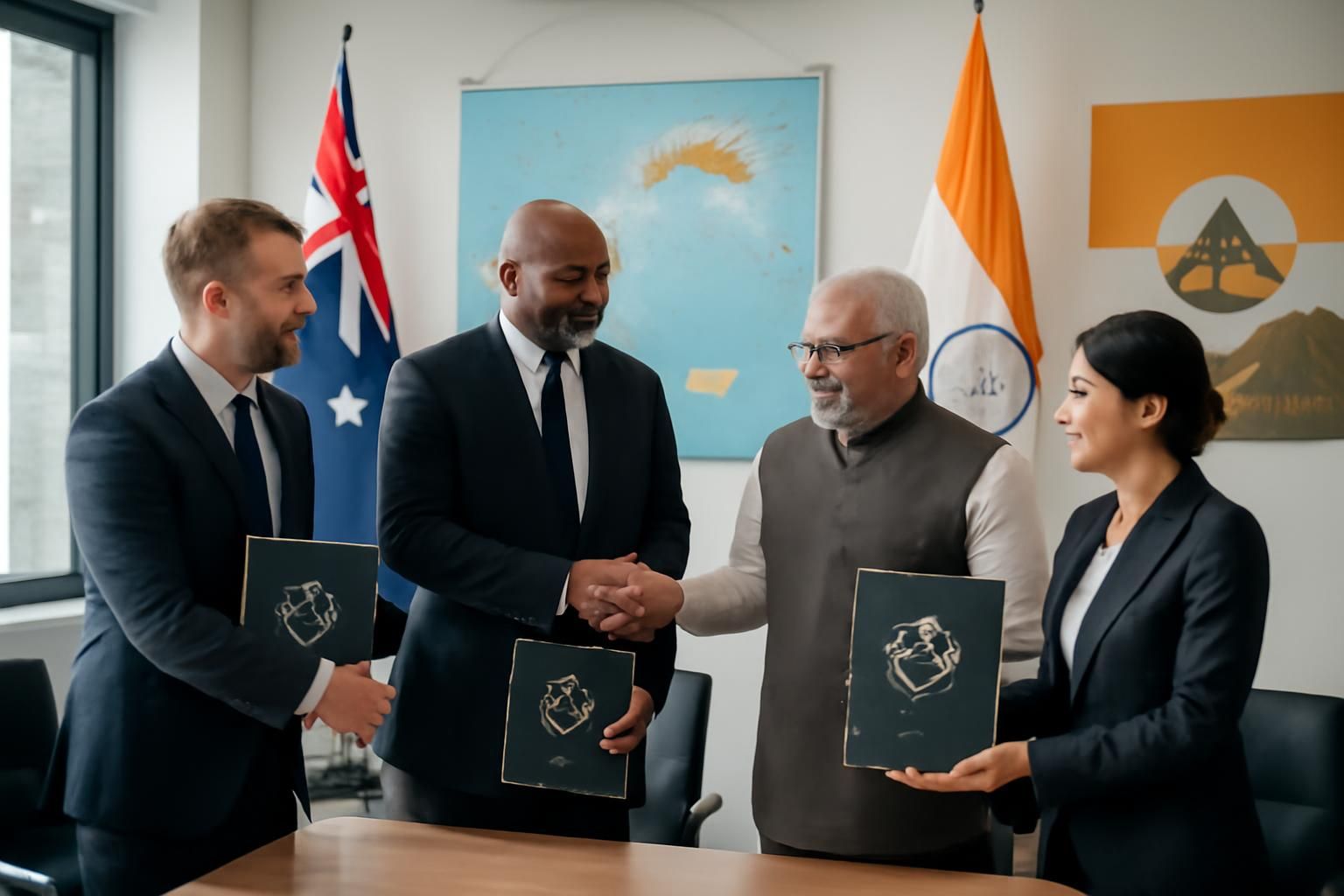 australia is set to finalize a security agreement with fiji while advancing india's uranium export initiative, strengthening regional cooperation and strategic partnerships.