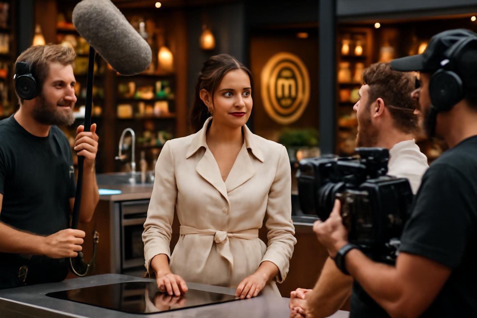 meghan markle's appearance on 'masterchef australia' brought excitement to the crew, who hoped for a smooth and successful shoot during the celebrity guest episode.