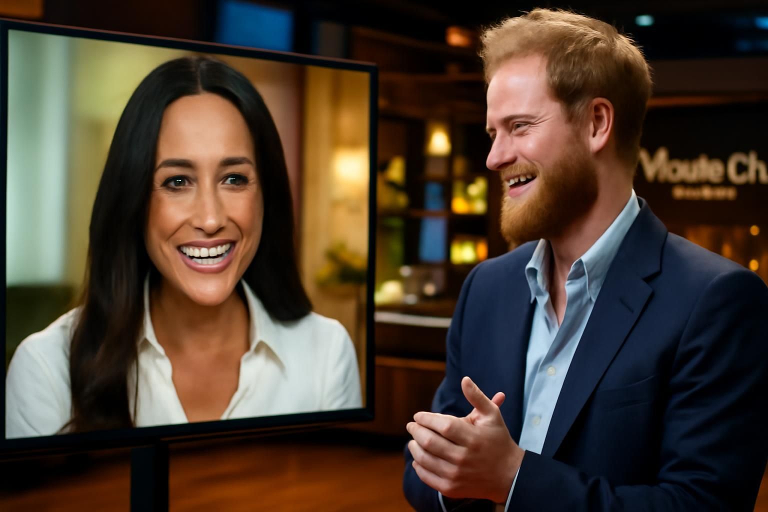meghan markle's surprise video call with prince harry brings excitement and joy to 'masterchef australia,' creating a memorable and heartwarming moment on the show.