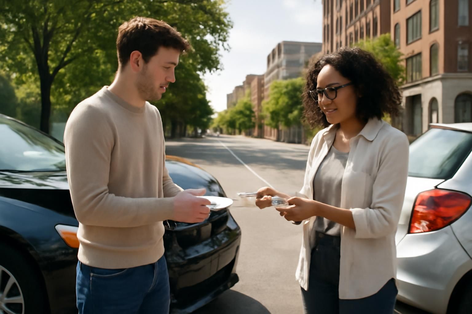 learn the essential steps to take after a minor car accident, including what details to exchange with the other driver and when it's necessary to call the police.