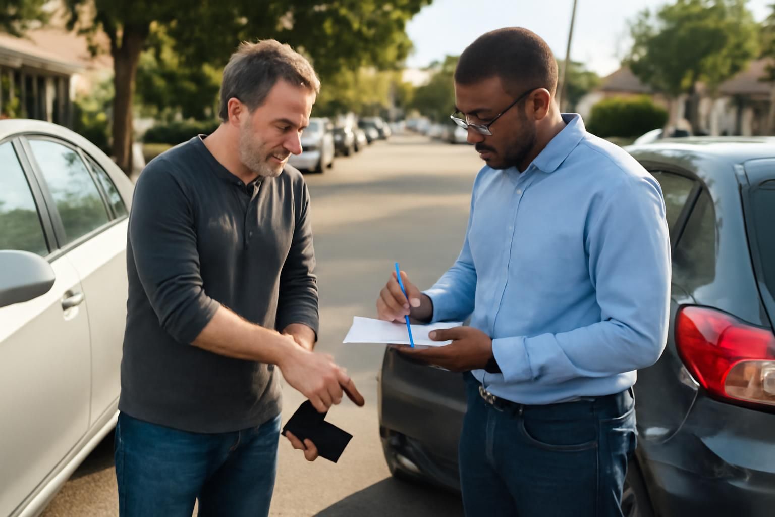 learn the essential steps to take after a minor car accident, including what information to exchange with the other driver and when it's necessary to call the police for assistance.