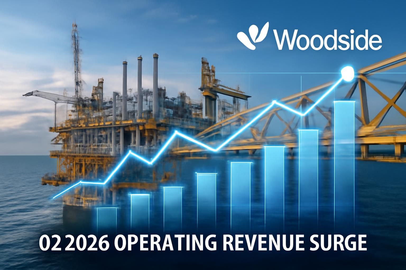 woodside announces a 28% increase in q2 2026 operating revenue, reaching $4.2 billion, highlighting strong financial performance and growth.