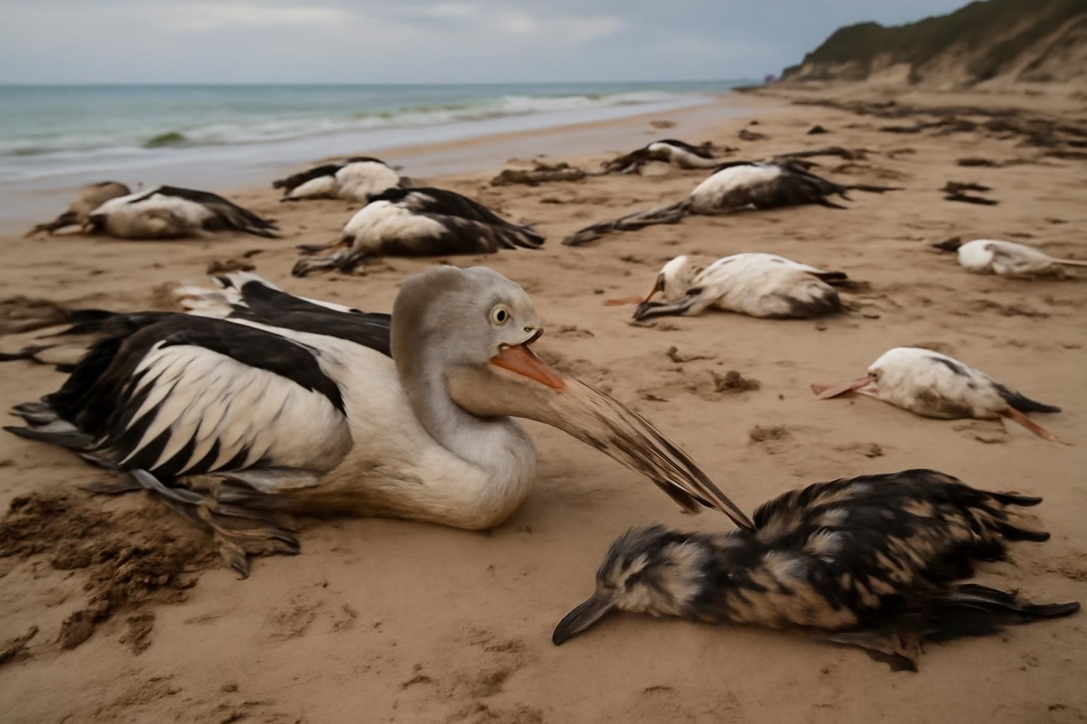 australia reports its first major wildlife die-off linked to the h5 bird flu, raising concerns about the impact of the virus on native species and ecosystems.