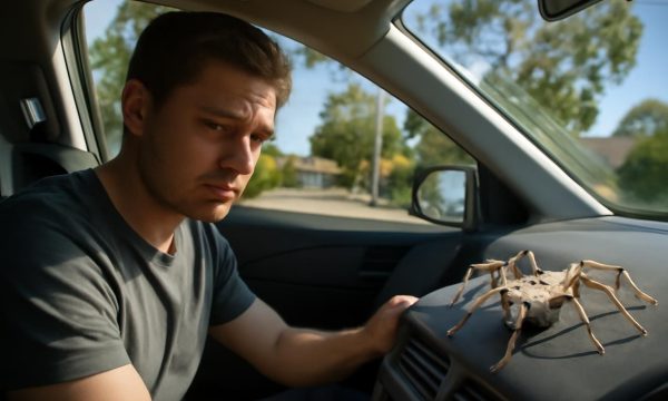 Australian Driver Admits Guilt, Blames Huntsman Spider for Reckless Driving Incident