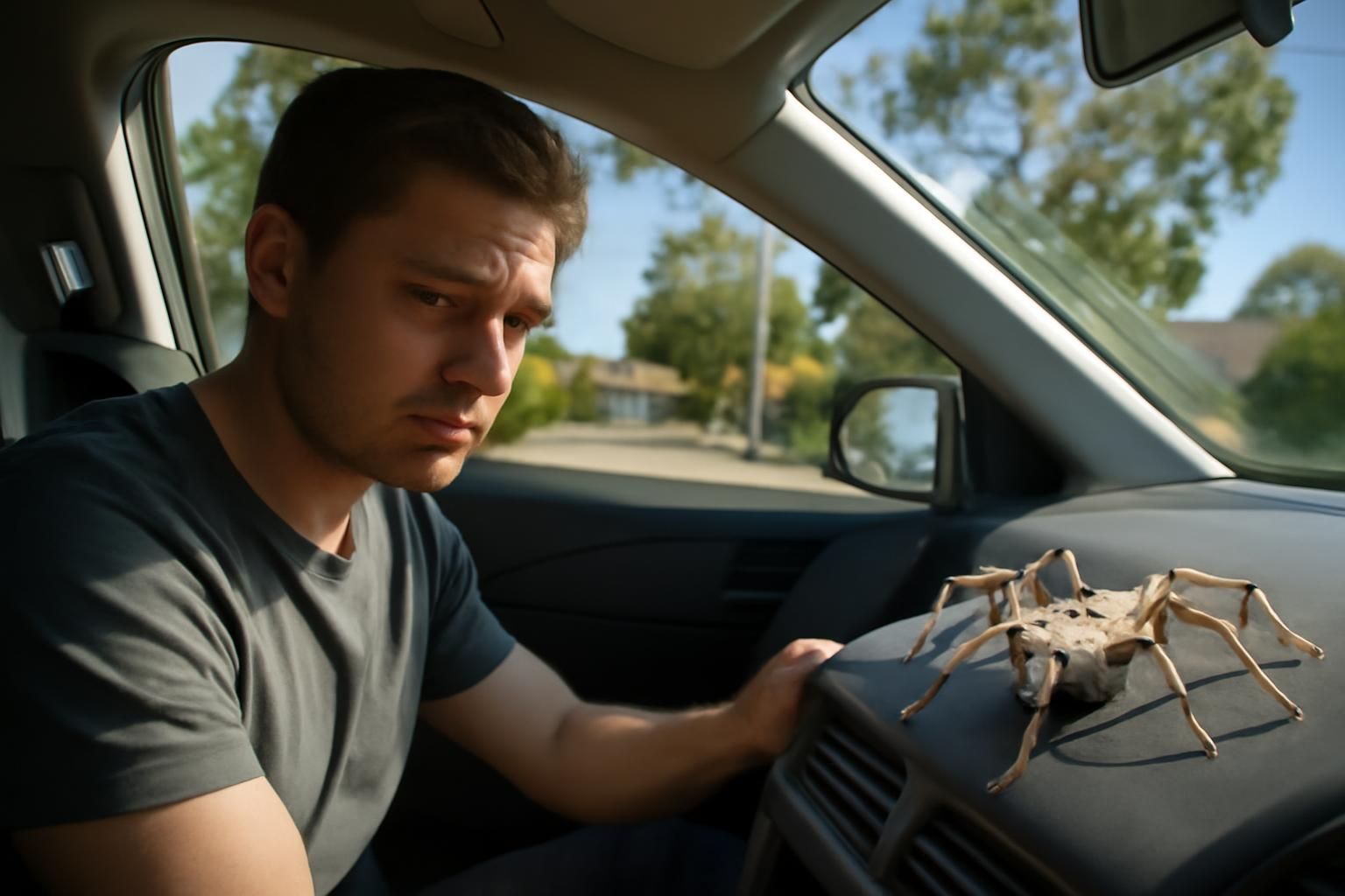 an australian driver admits guilt for reckless driving, attributing the incident to being startled by a huntsman spider. read the full story on this unusual traffic case.