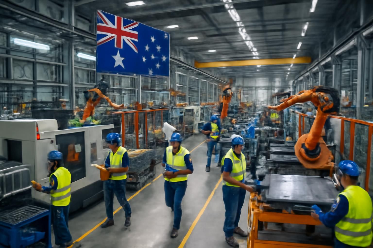 australia's manufacturing sector reaches a six-month high as the pmi climbs to 52.0, indicating strong growth and increased industrial activity.