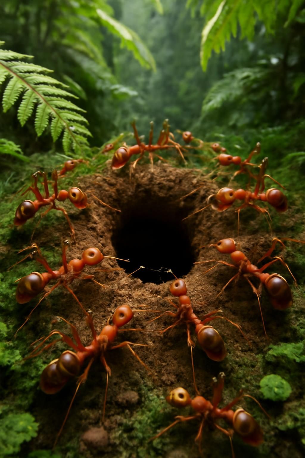 the discovery of a fire ant nest in australia's world heritage rainforest has raised serious ecological concerns about the impact of invasive species on this delicate ecosystem.