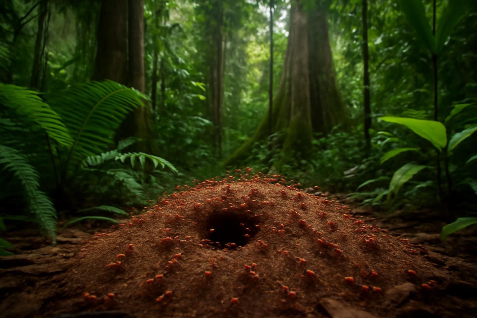 the discovery of a fire ant nest in australia's world heritage rainforest raises concerns over ecological impact and biosecurity measures.