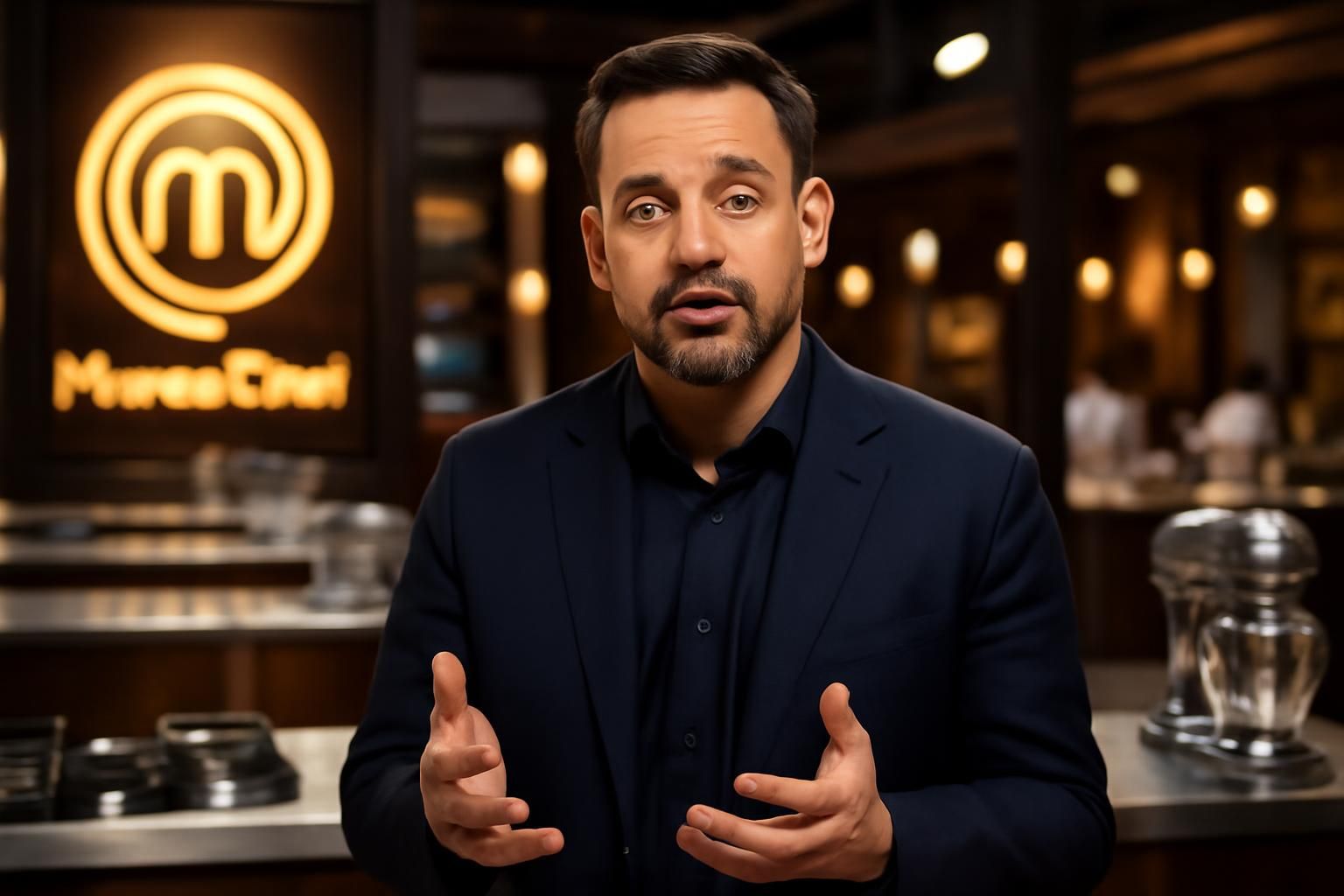masterchef australia judge speaks out about rumors of on-set frustrations, setting the record straight and sharing the real story behind the scenes.