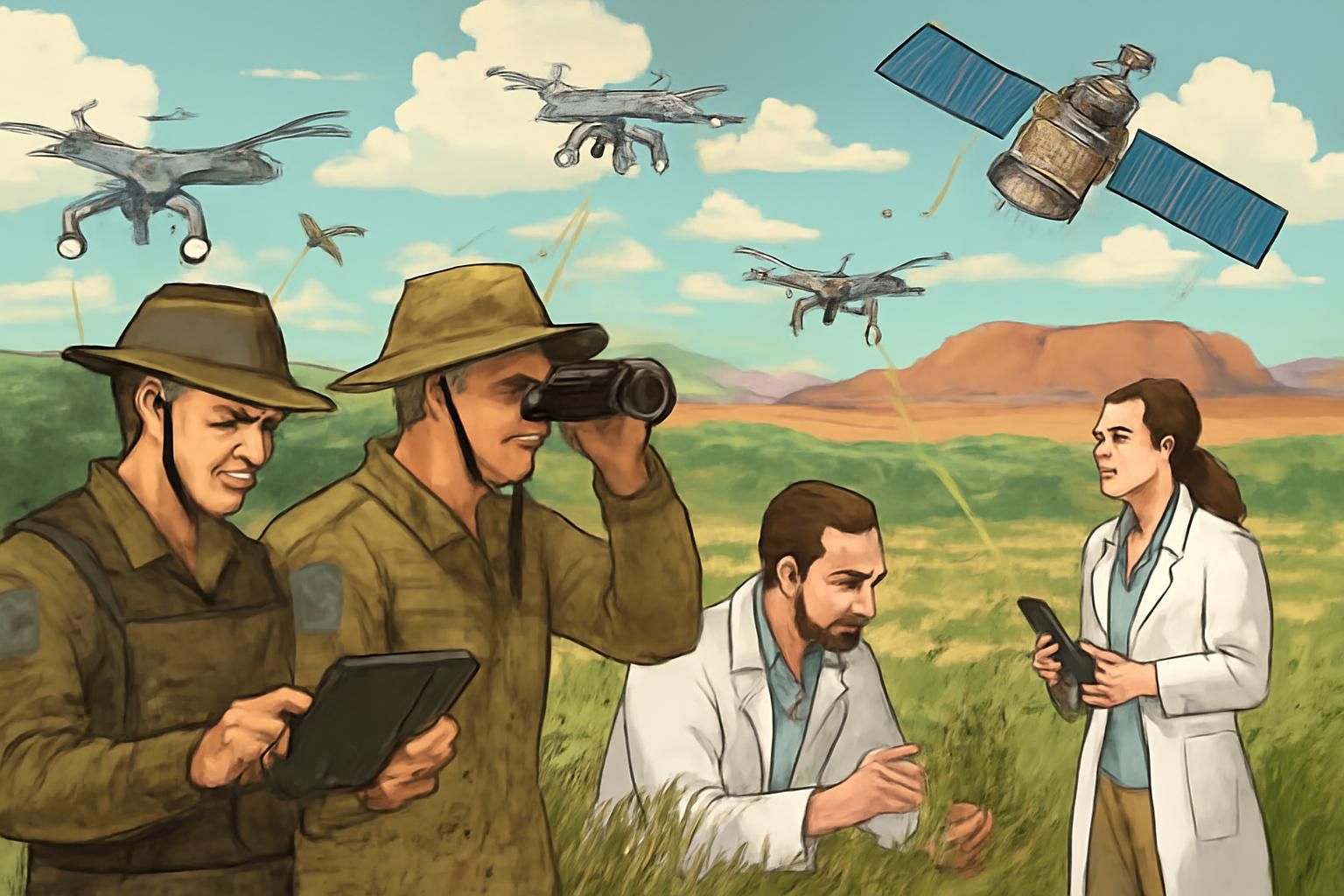 teams from australia and the oregon air national guard collaborate to combat a severe grasshopper infestation, implementing strategic measures to protect crops and ecosystems.