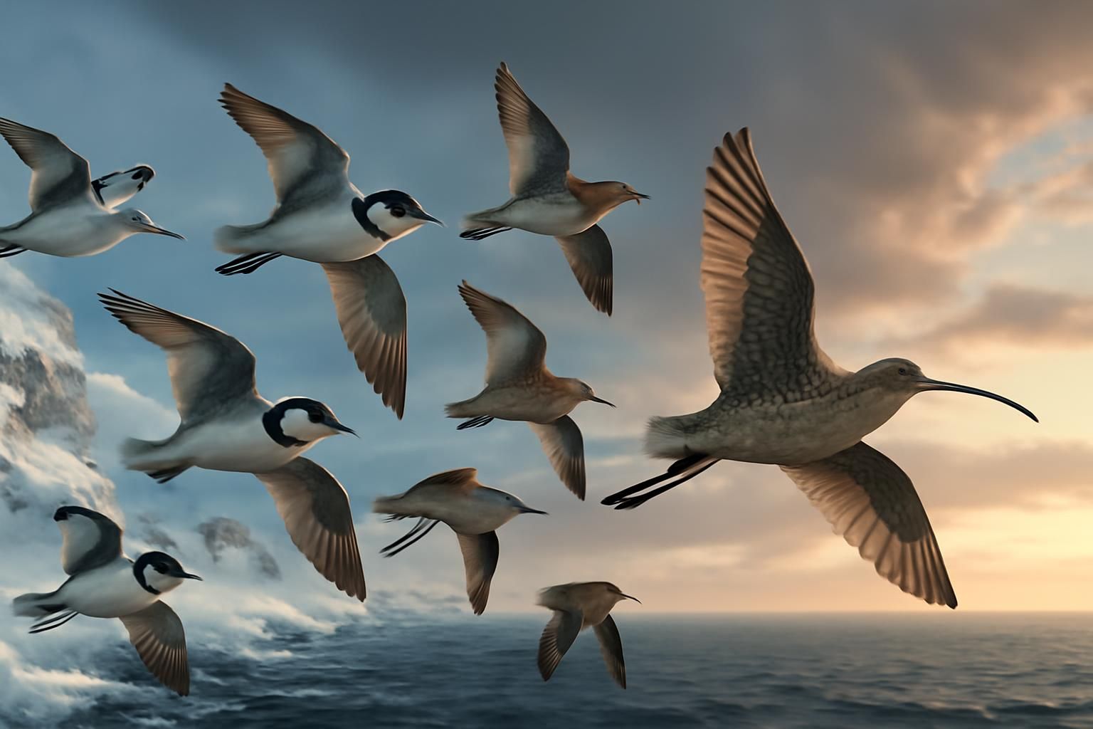 discover the incredible migration of arctic shorebirds as they embark on an epic journey across the globe to reach the shores of australia.